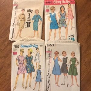 Vintage sewing patterns